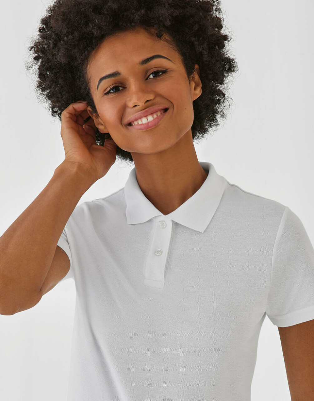 ID.001 /women Piqué Polo Shirt