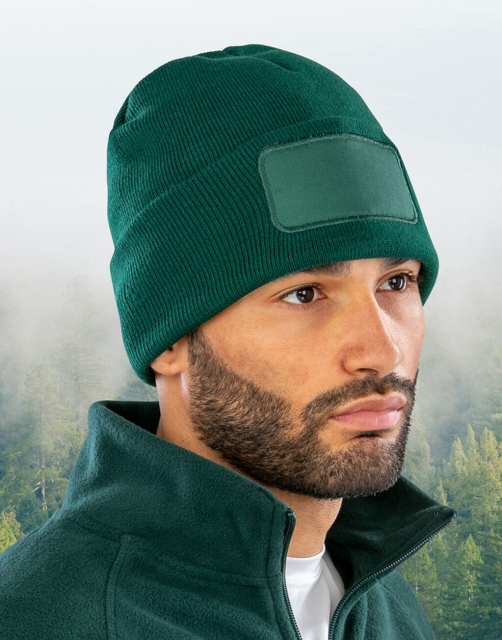 Recycled Double Knit Printers Beanie