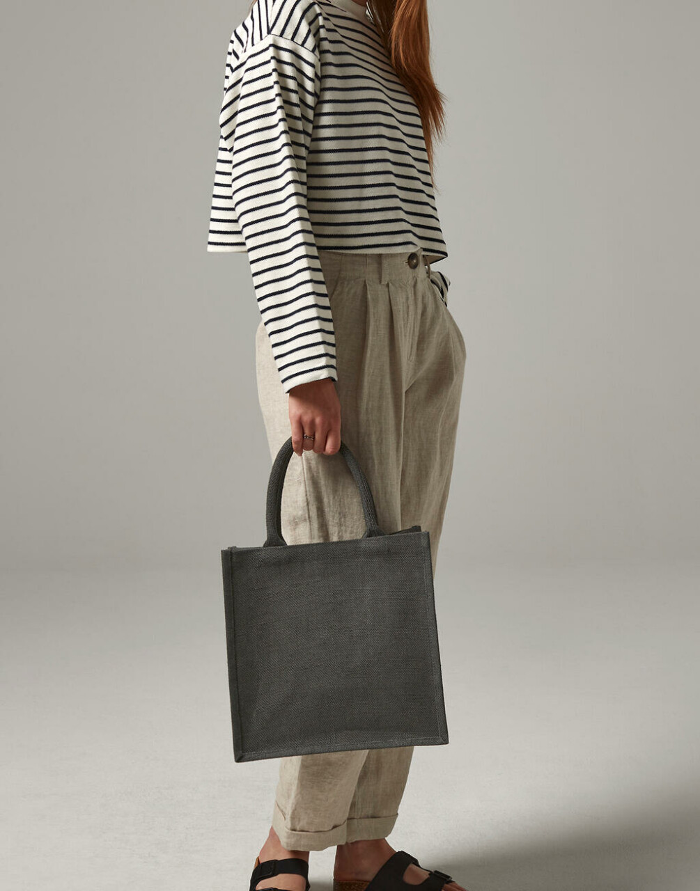 Jute Midi Tote