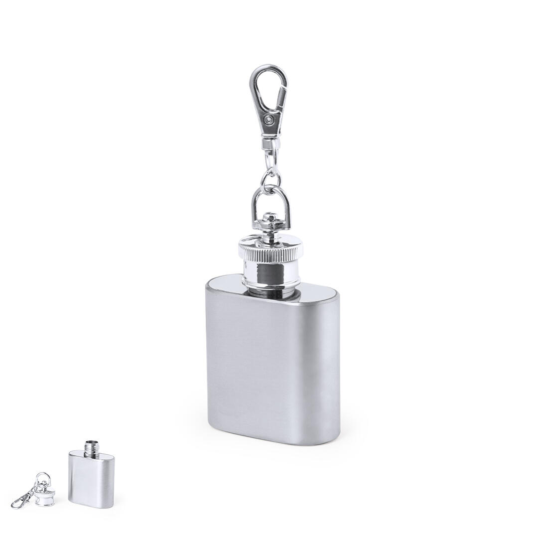 Hip Flask Keyring Deneb