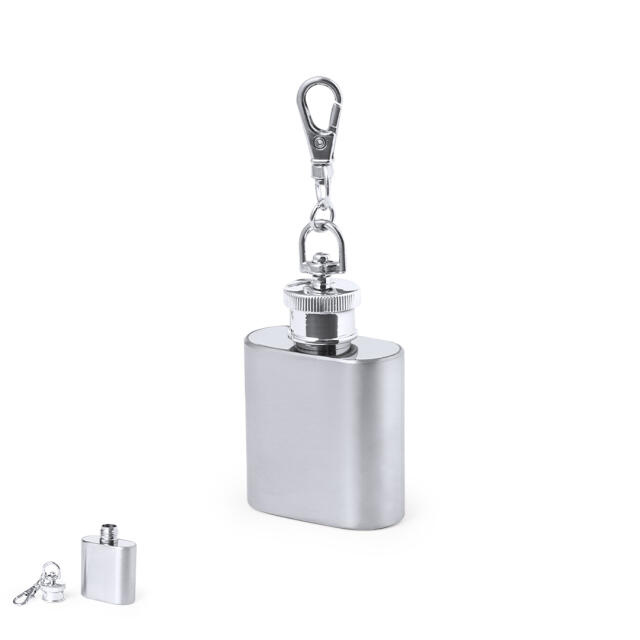 Hip Flask Keyring Deneb