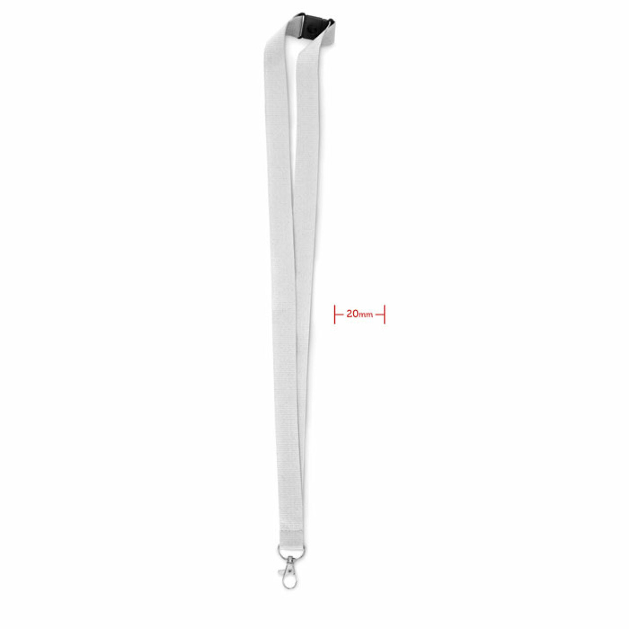 Nyakpánt karabinerrel, 20 mm