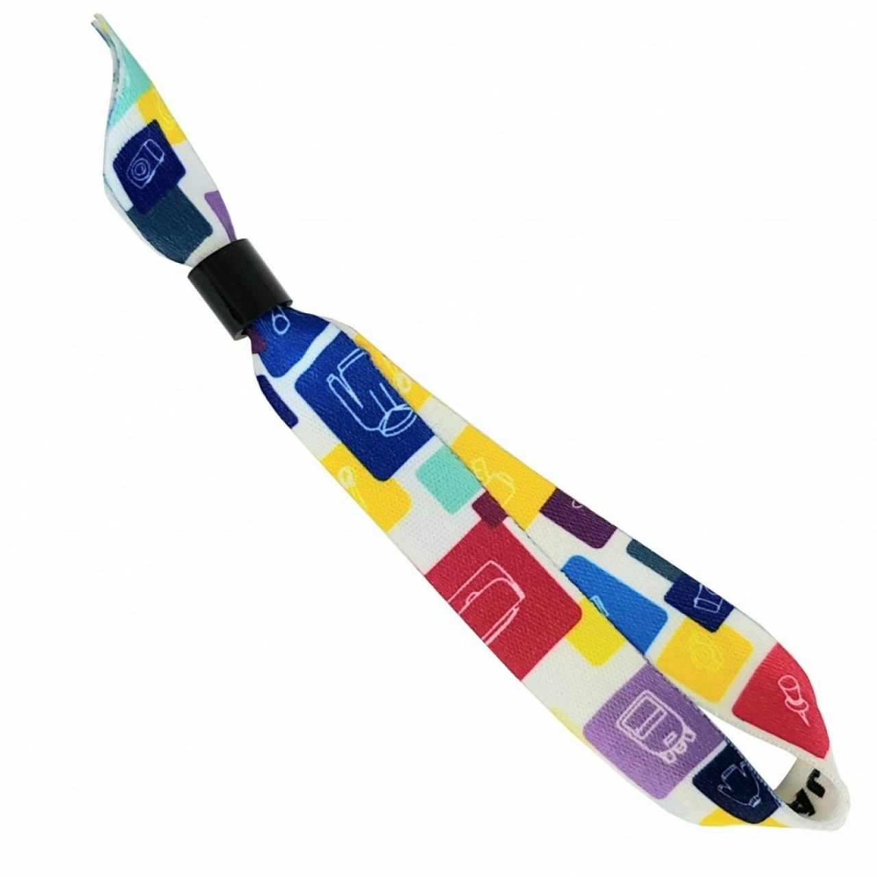 Nyakpánt cseppkarabinerrel, 15 mm (alapanyag)