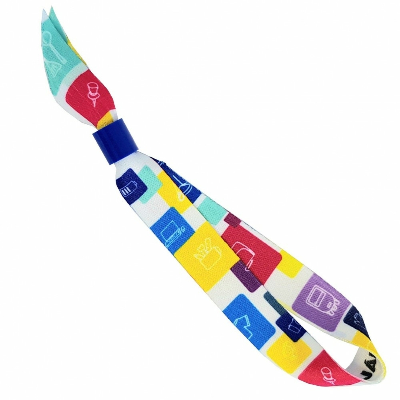 Nyakpánt cseppkarabinerrel, 15 mm (alapanyag)