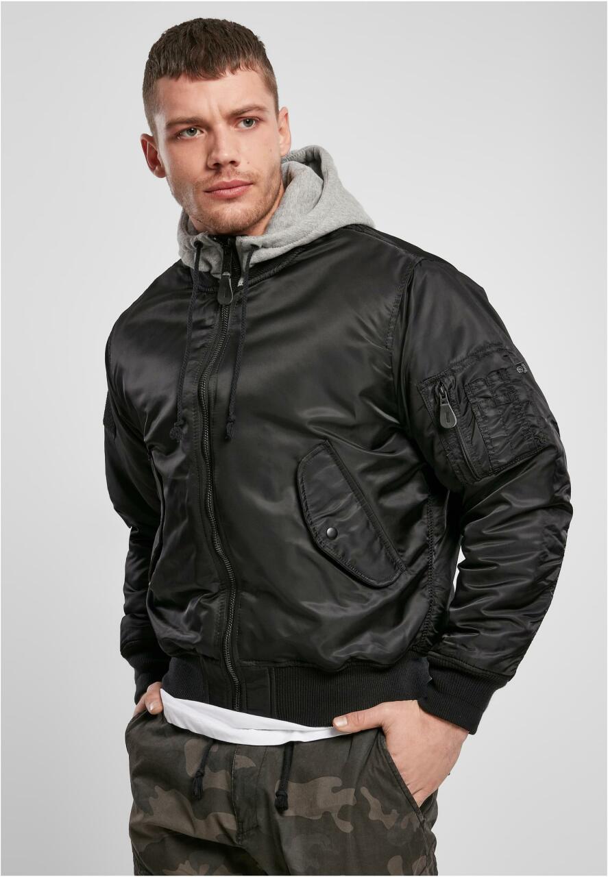 Hooded MA1 Bomber Jacket