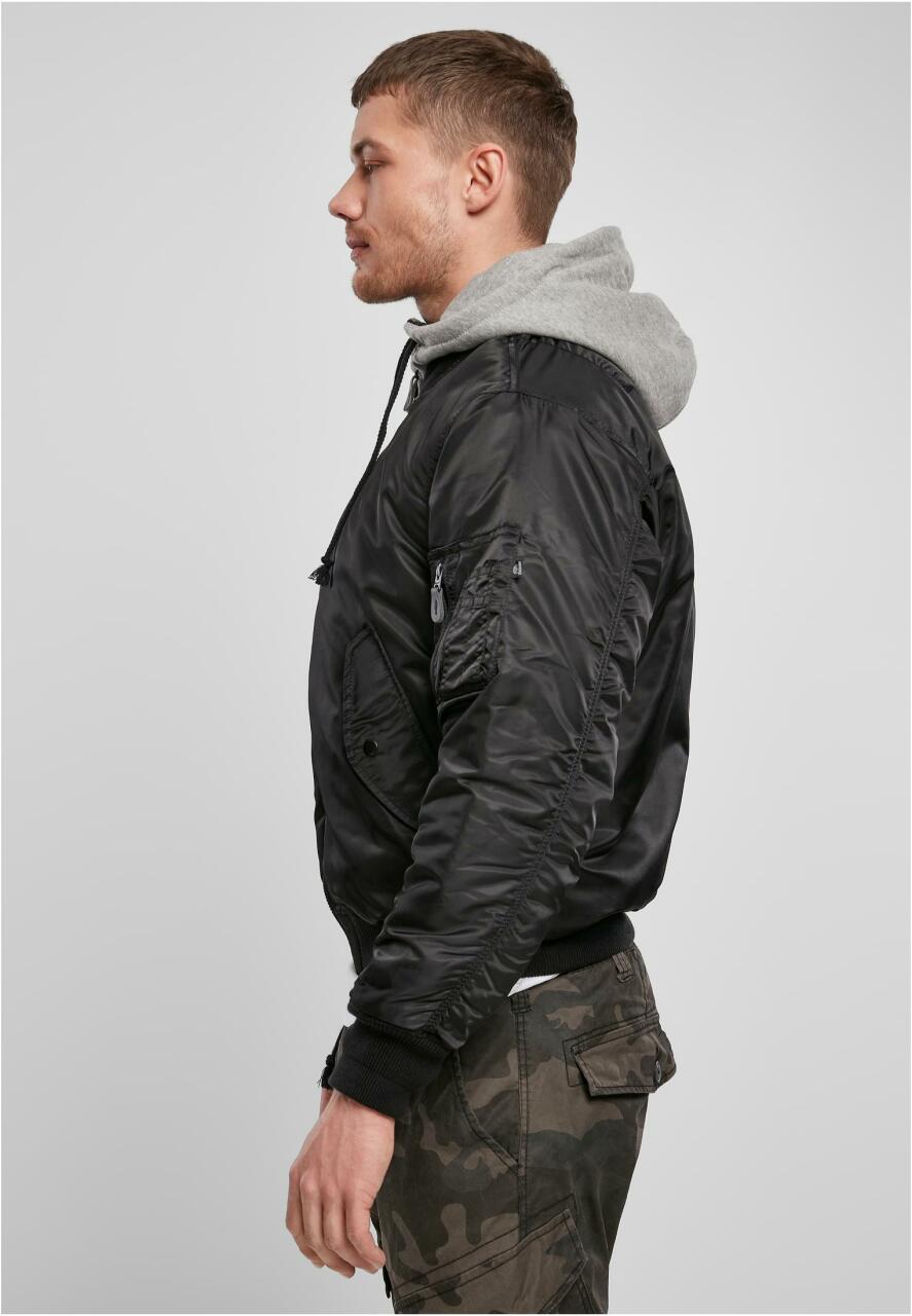 Hooded MA1 Bomber Jacket