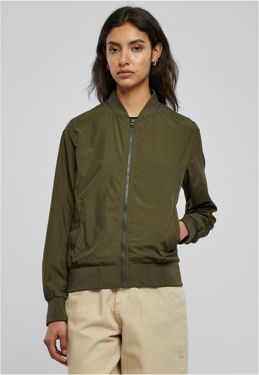 Ladies Nylon Bomber Jacket