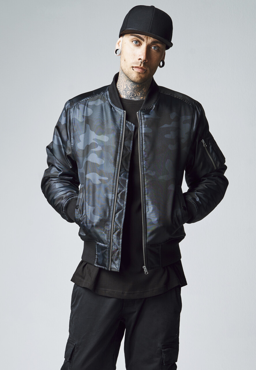 Camo Basic Bomber Jacket