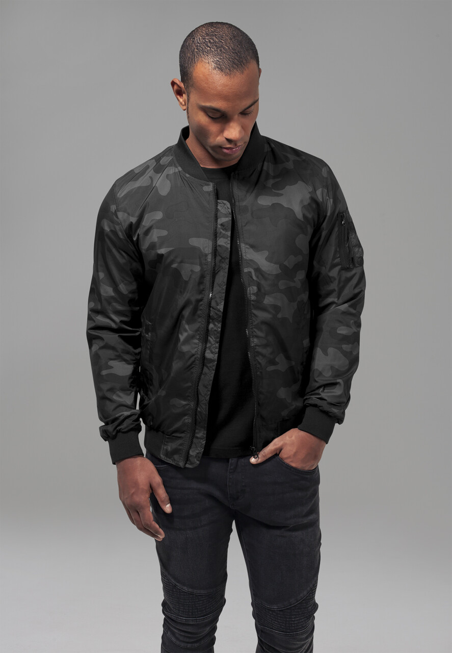 Light Camo Bomber Jacket