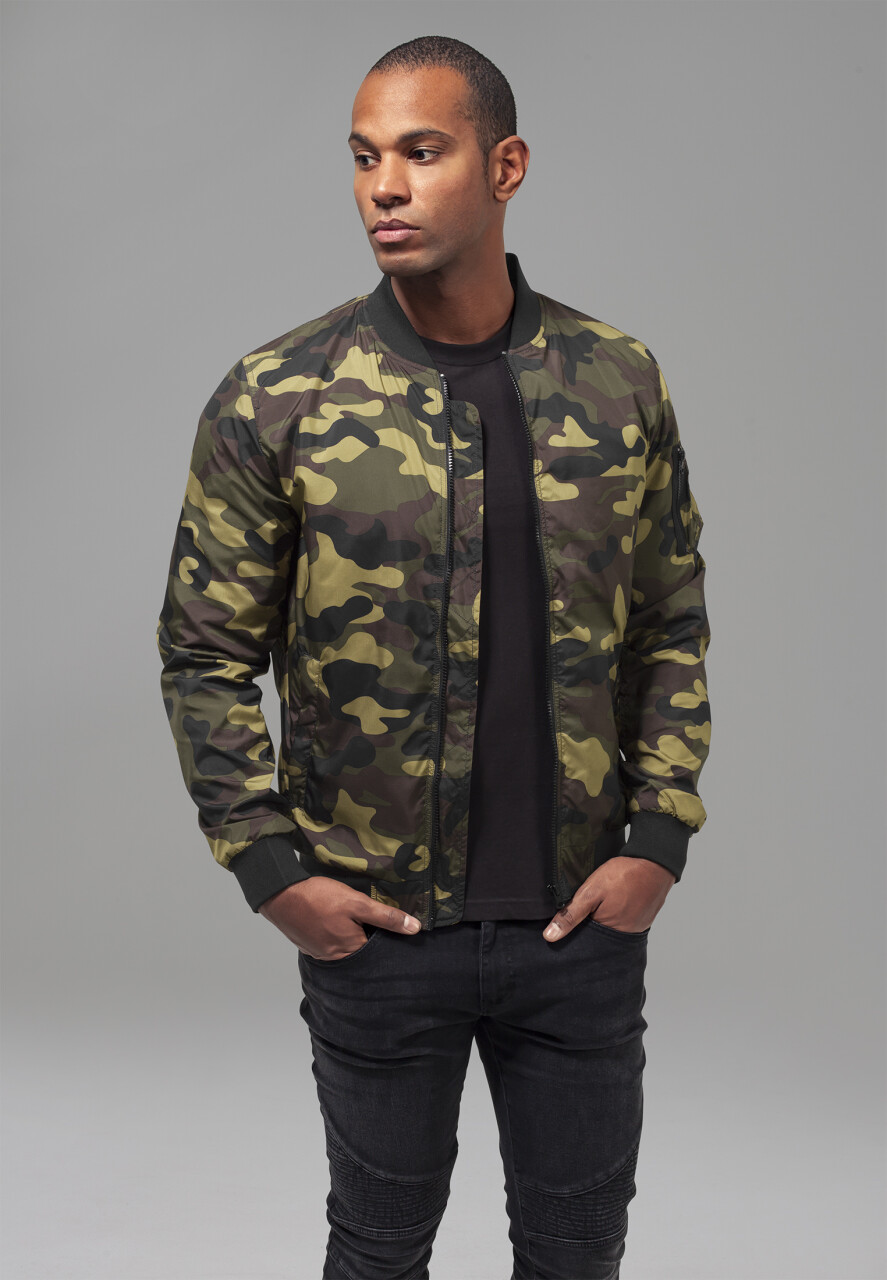 Light Camo Bomber Jacket