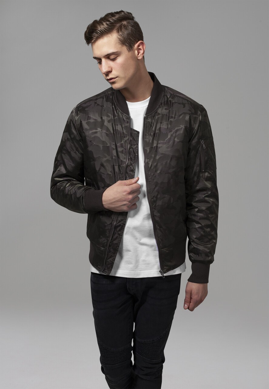 Tonal Camo Bomber Jacket