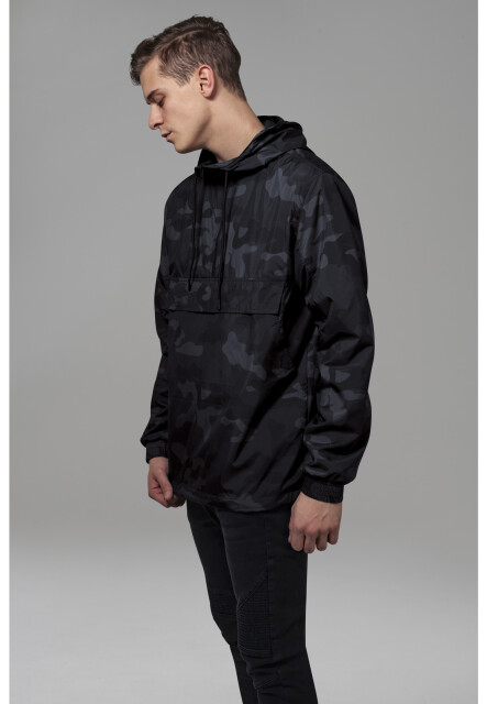 Camo Pull Over Windbreaker