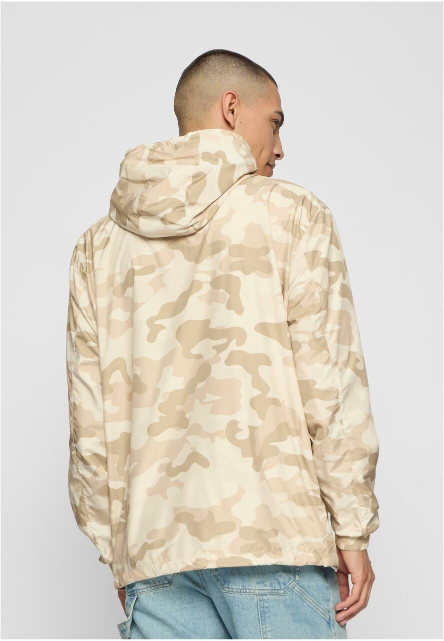 Camo Pull Over Windbreaker