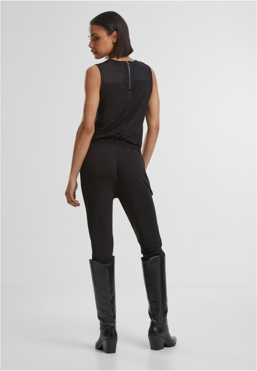 Ladies Tech Mesh Long Jumpsuit
