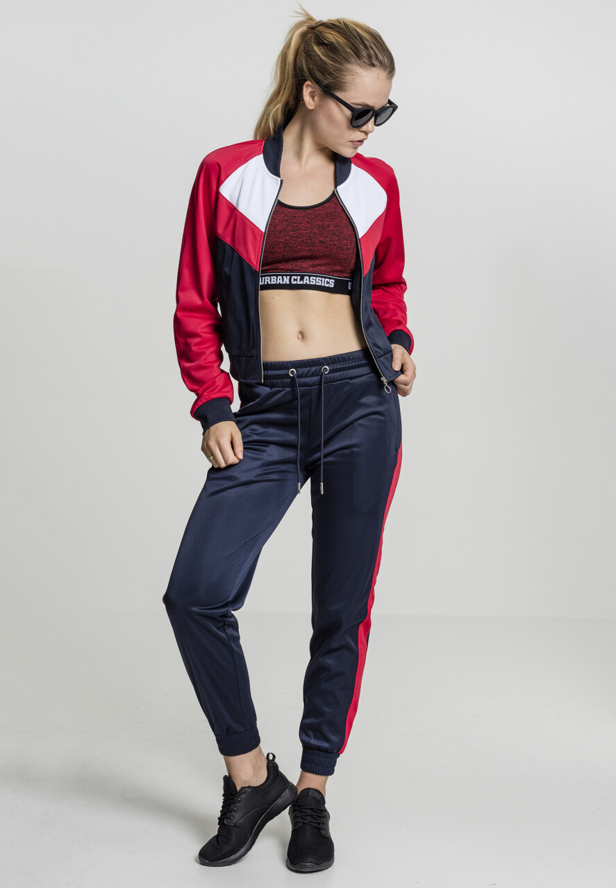 Ladies Short Raglan Track Jacket