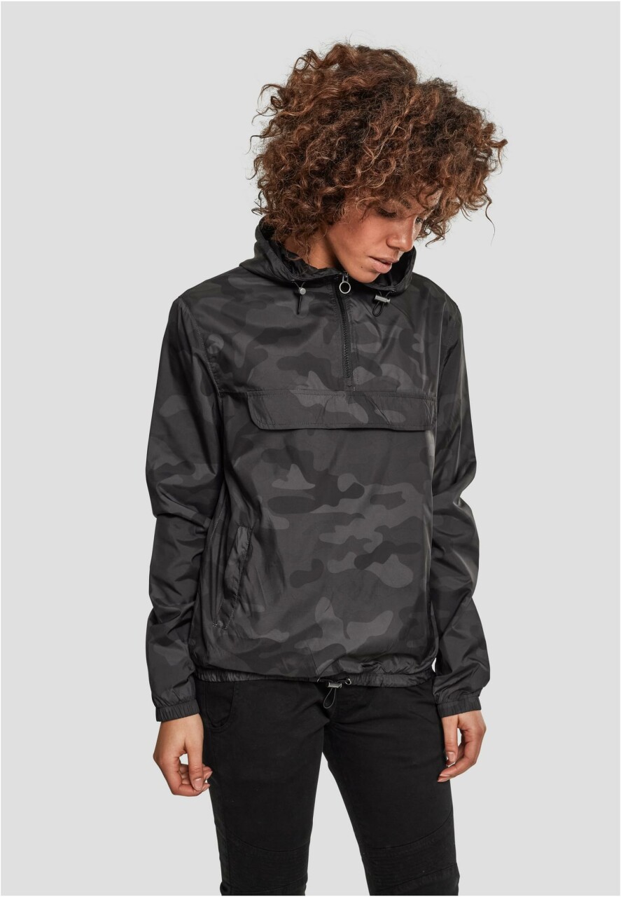 Ladies Camo Pull Over Jacket
