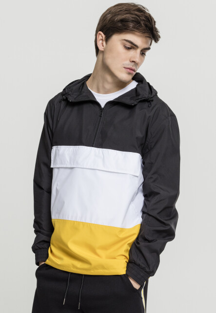 Color Block Pull Over Jacket