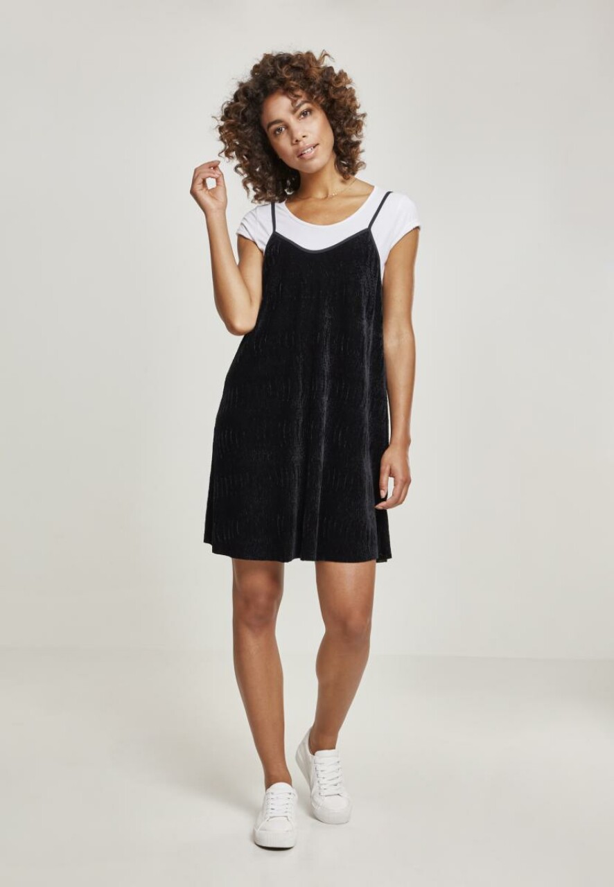 Ladies Velvet Slip Dress