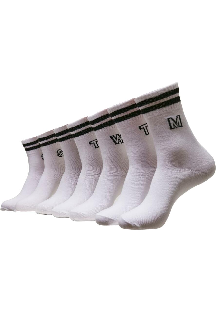 College Letter Socks 7-Pack