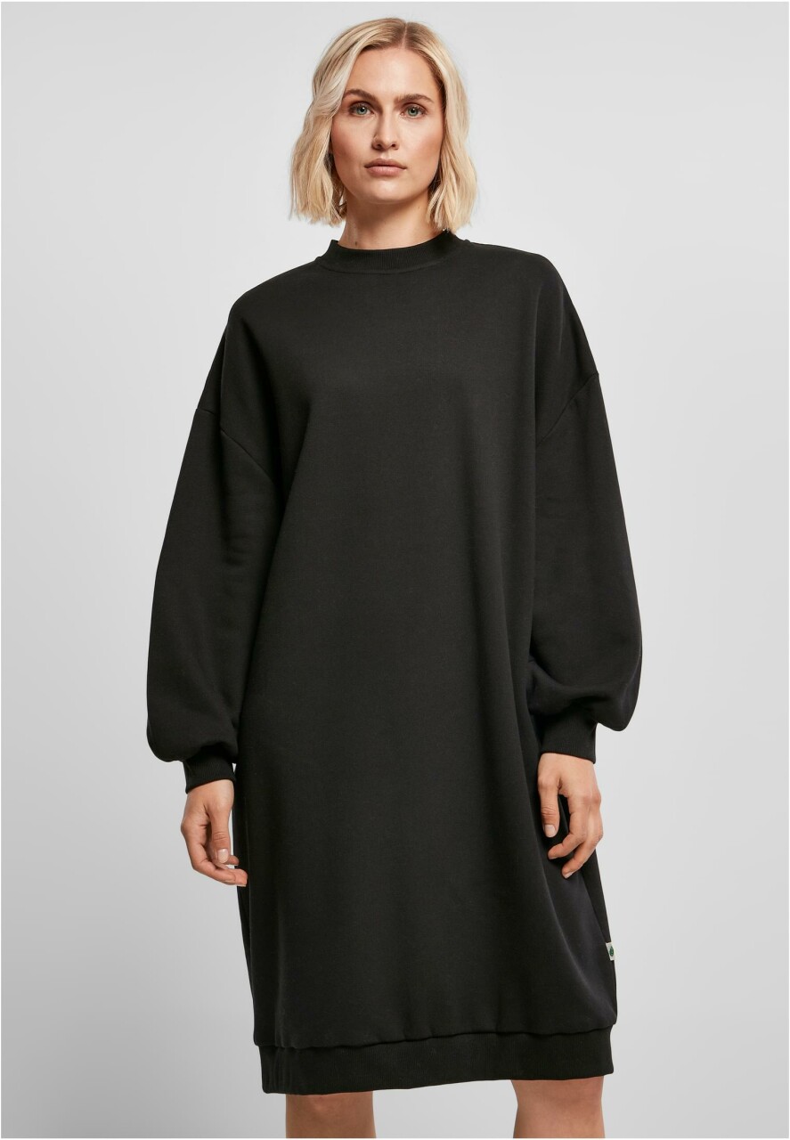 Ladies Organic Oversized Midi Crewneck Dress