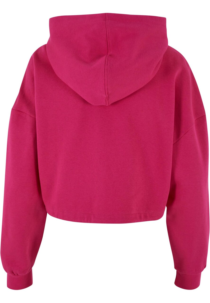 Ladies Cropped Oversized Hoodie