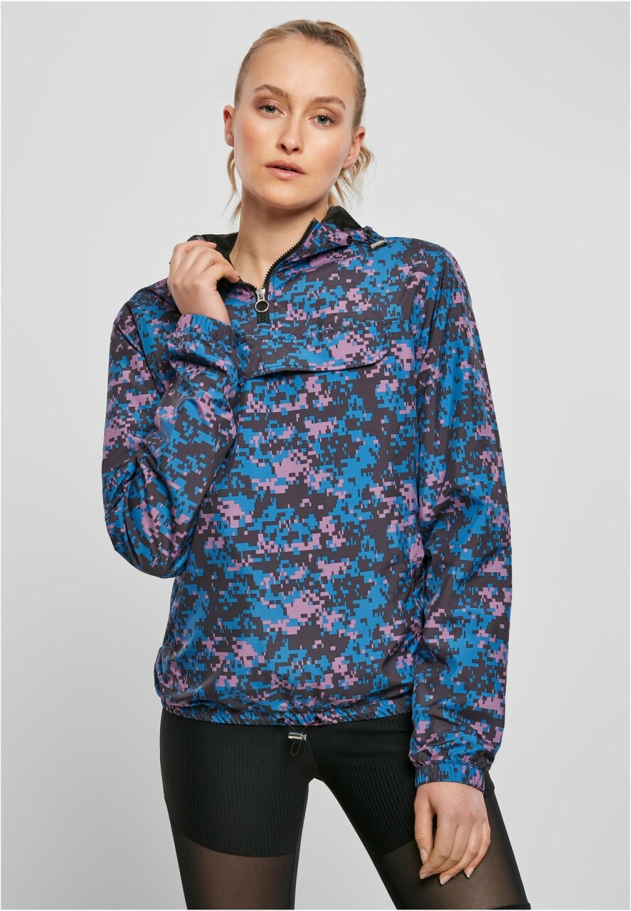 Ladies Camo Pull Over Jacket