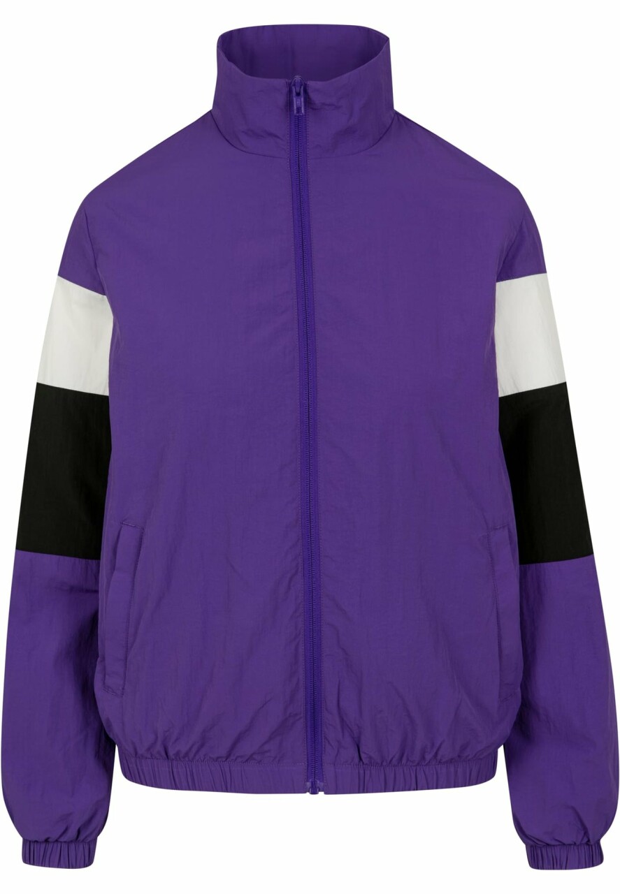 Ladies 3-Tone Crinkle Track Jacket