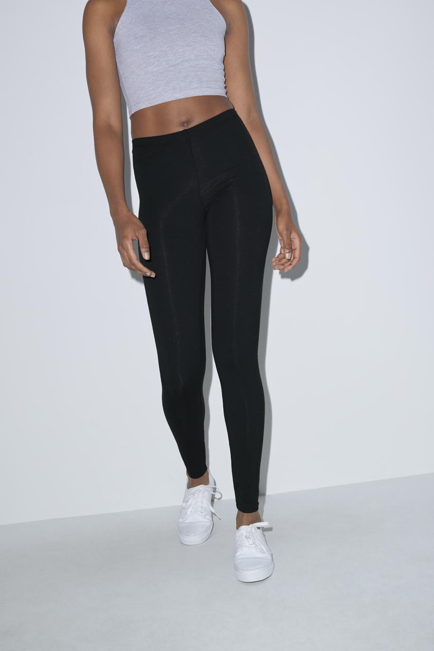 WOMEN'S COTTON SPANDEX JERSEY LEGGING