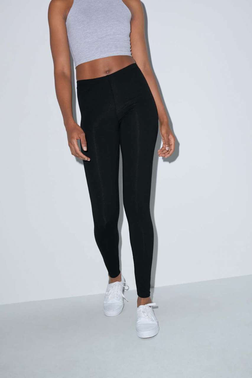 WOMEN'S COTTON SPANDEX JERSEY LEGGING