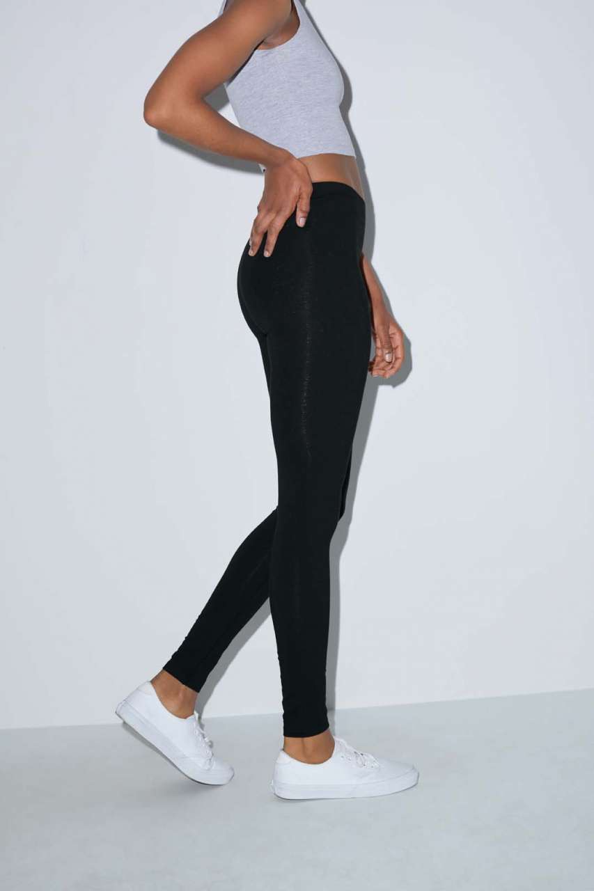 WOMEN'S COTTON SPANDEX JERSEY LEGGING