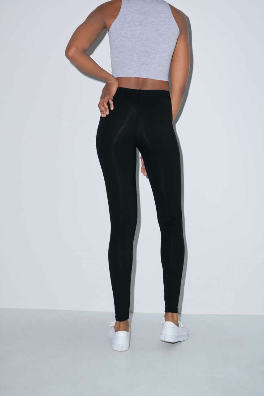 WOMEN'S COTTON SPANDEX JERSEY LEGGING