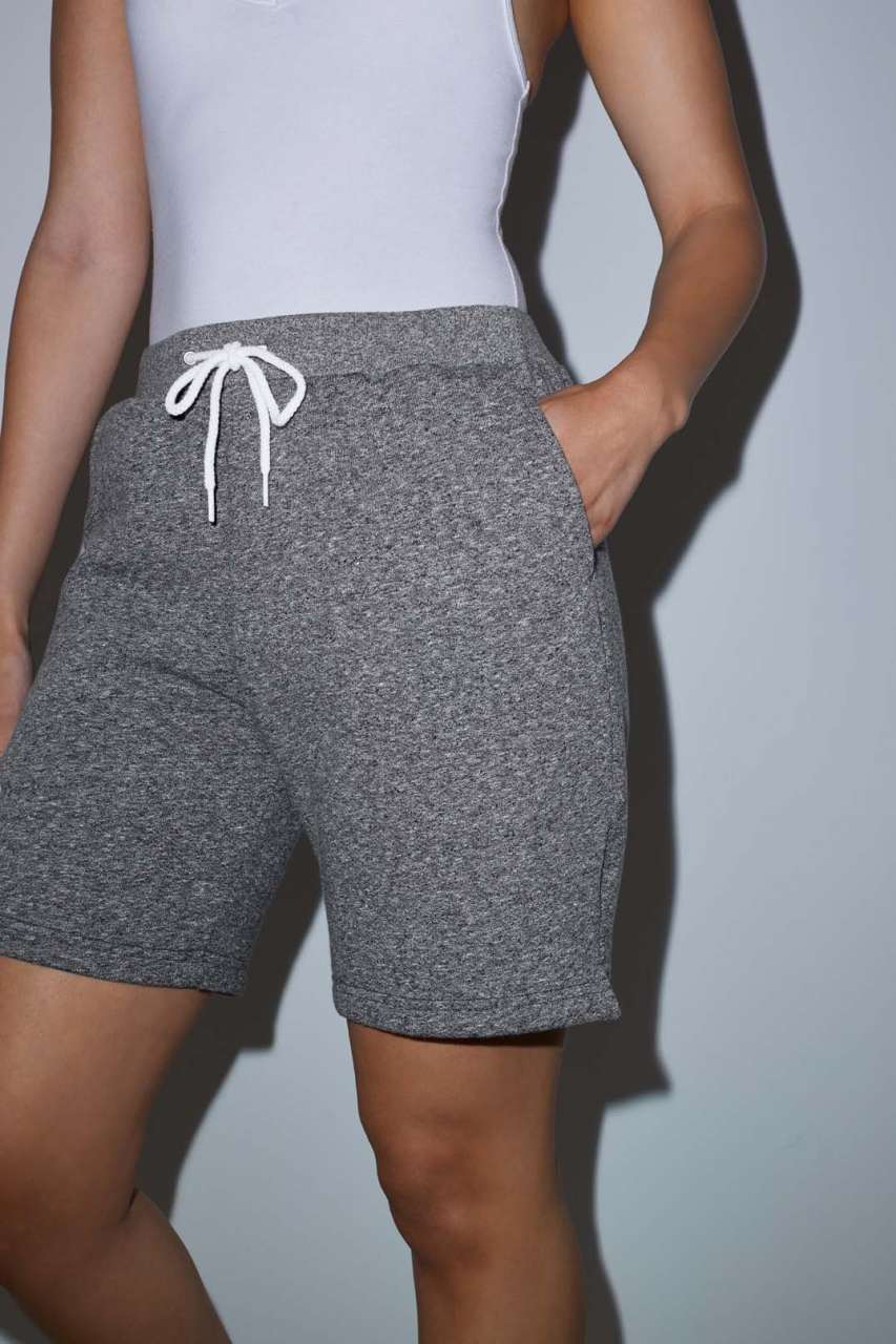 UNISEX MOCK TWIST GYM SHORT