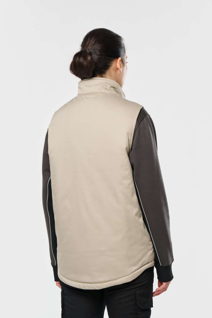 UNISEX PADDED MULTI-POCKET POLYCOTTON VEST