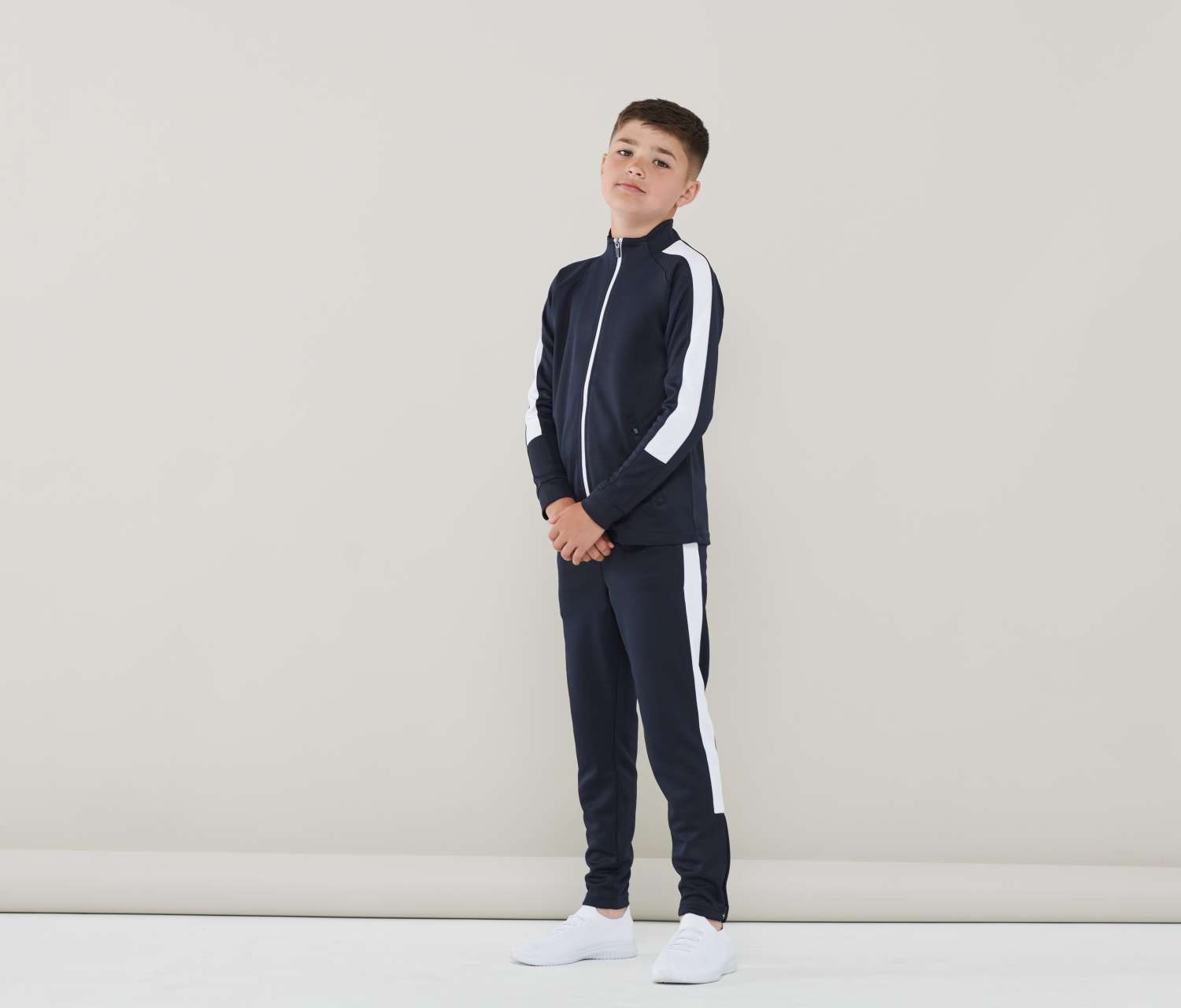 KID'S KNITTED TRACKSUIT TOP