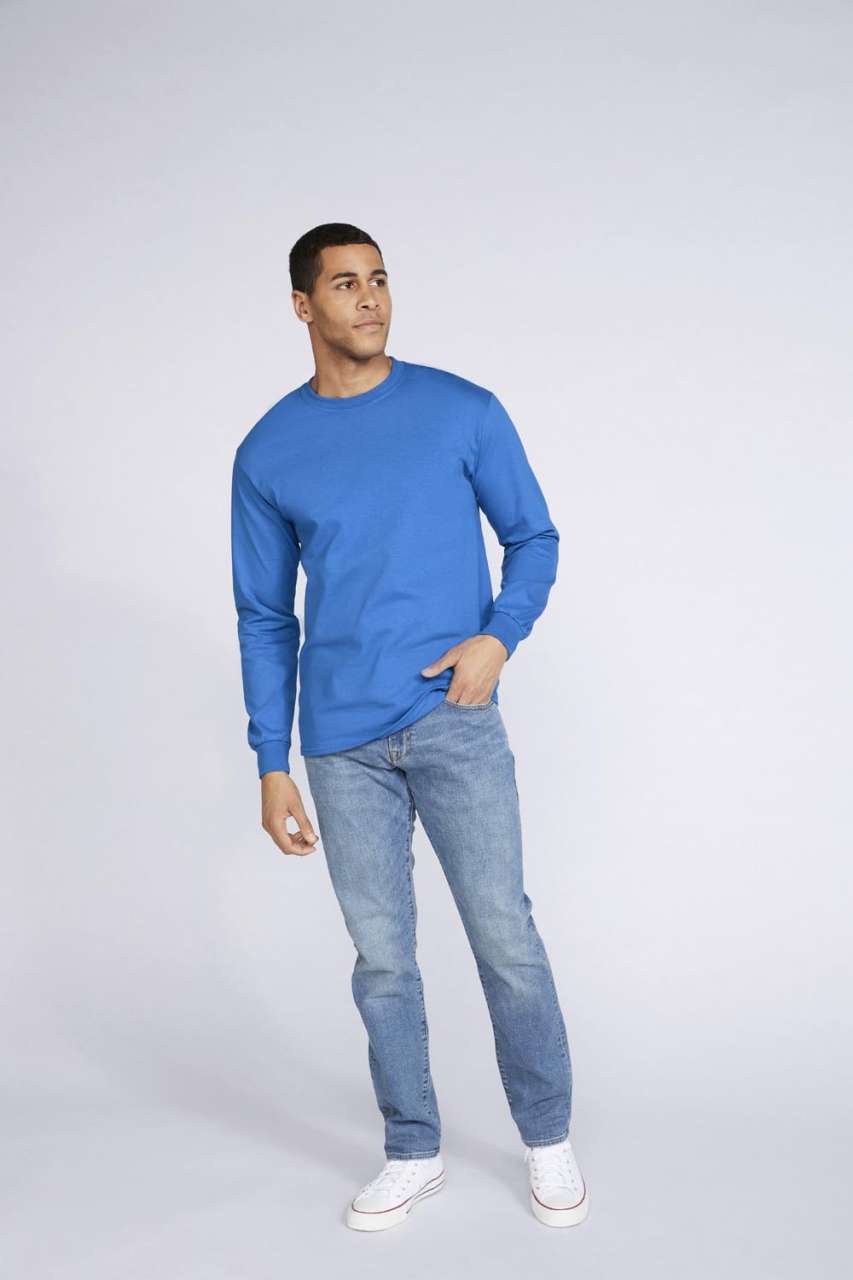 ULTRA COTTON™ FELNŐTT HOSSZÚ UJJÚ PÓLÓ