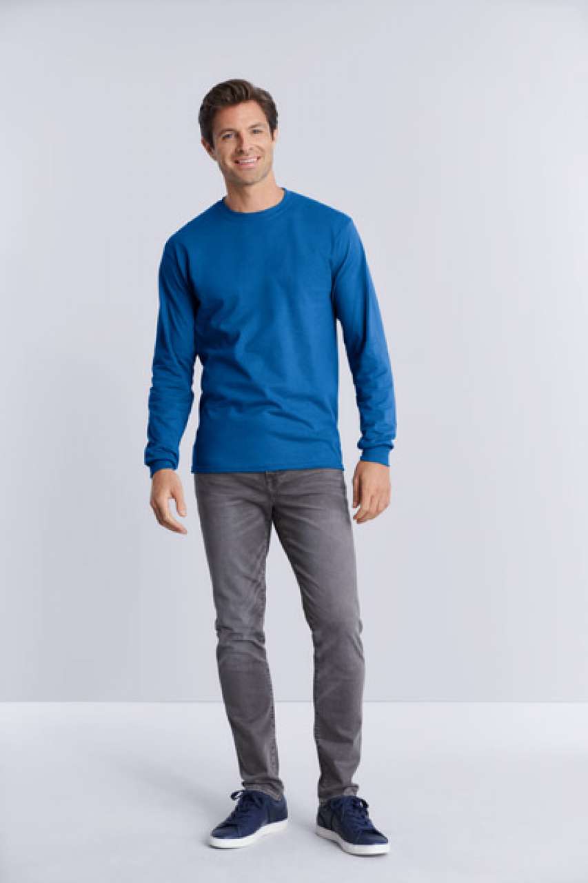 ULTRA COTTON™ FELNŐTT HOSSZÚ UJJÚ PÓLÓ