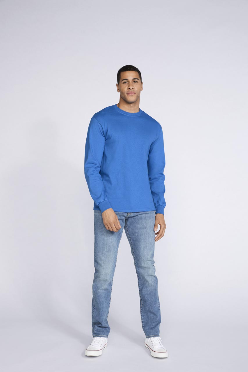 ULTRA COTTON™ FELNŐTT HOSSZÚ UJJÚ PÓLÓ