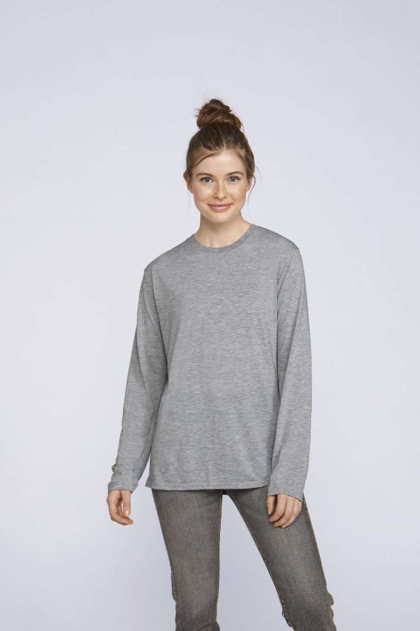 SOFTSTYLE® FELNŐTT HOSSZÚ UJJÚ PÓLÓ