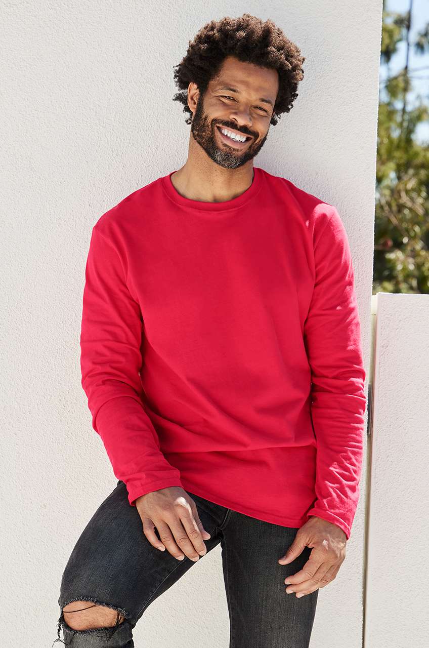 SOFTSTYLE® FELNŐTT HOSSZÚ UJJÚ PÓLÓ