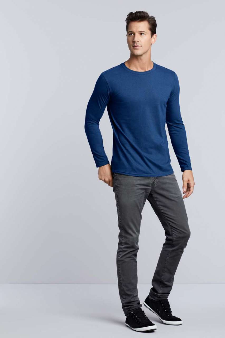 SOFTSTYLE® FELNŐTT HOSSZÚ UJJÚ PÓLÓ