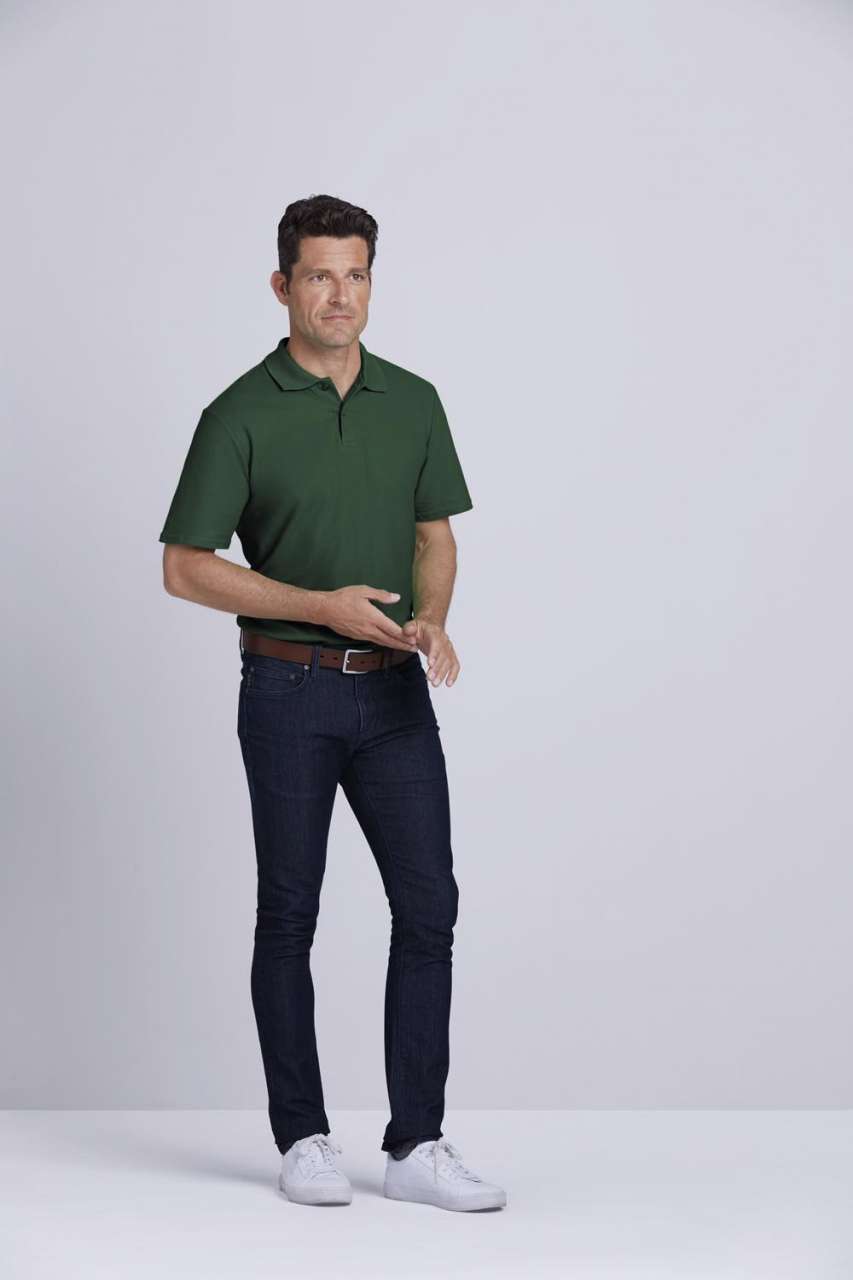 SOFTSTYLE® ADULT DOUBLE PIQUÉ POLO