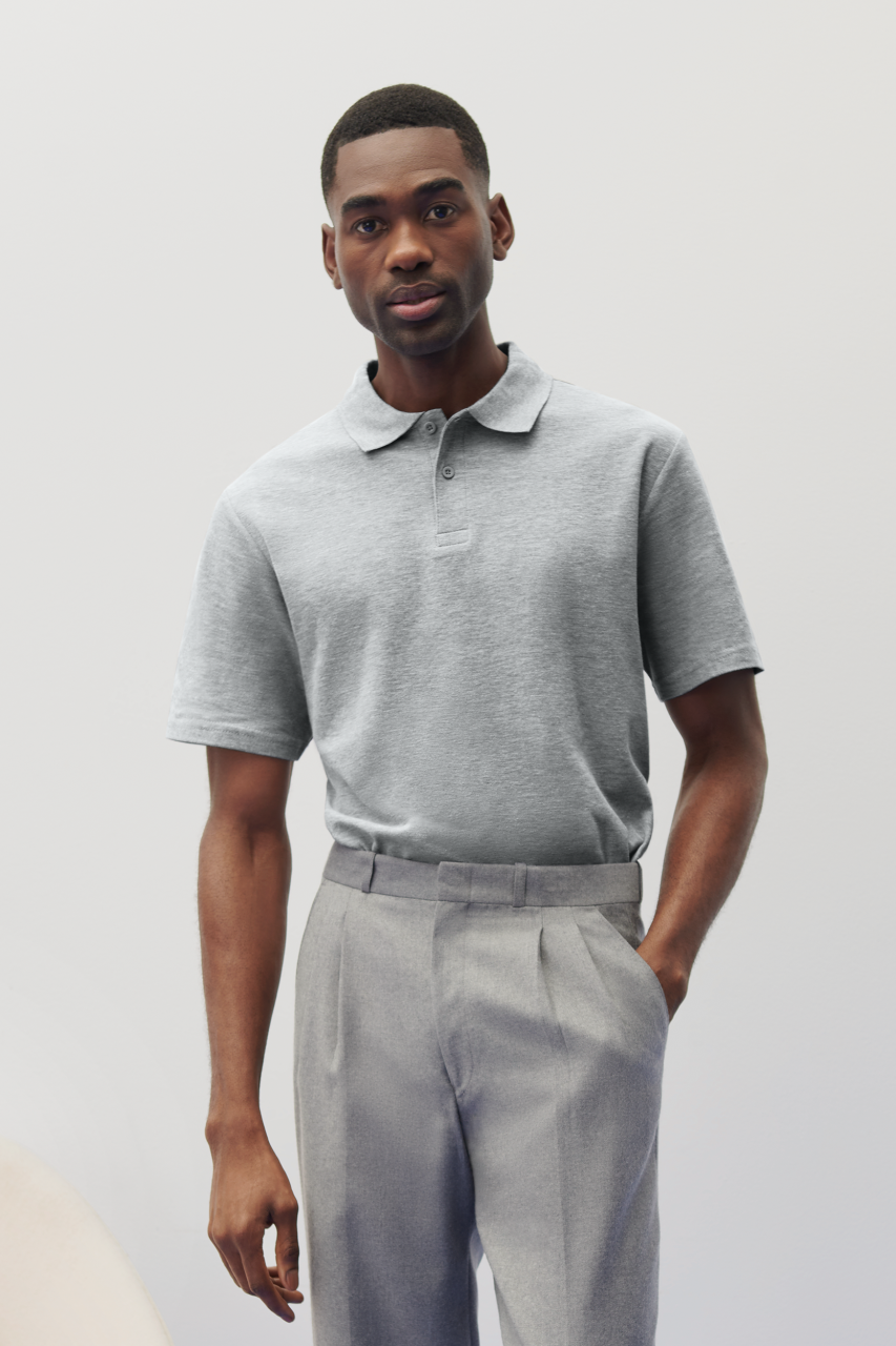 SOFTSTYLE® ADULT DOUBLE PIQUÉ POLO