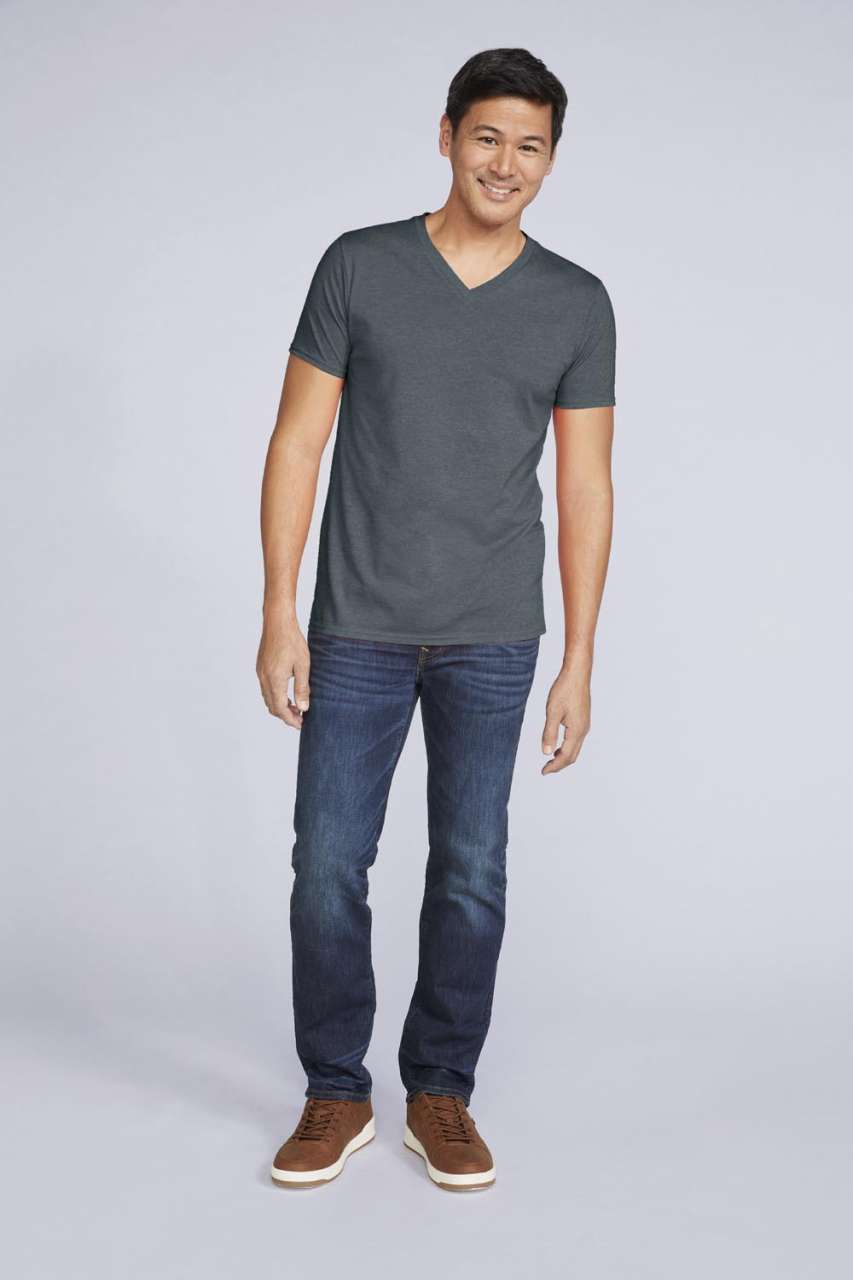 SOFTSTYLE® FELNŐTT V-NYAKÚ PÓLÓ