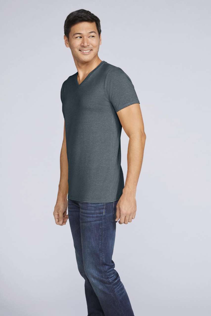 SOFTSTYLE® FELNŐTT V-NYAKÚ PÓLÓ