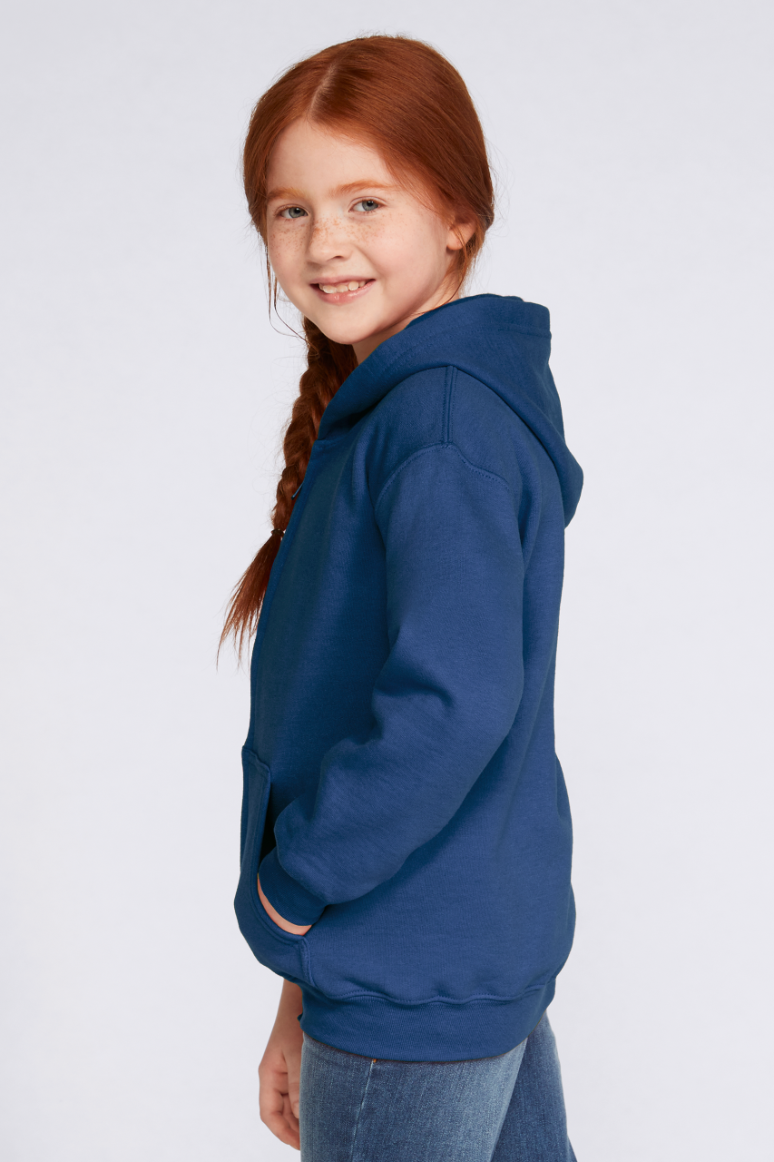 HEAVY BLEND™ YOUTH FULL ZIP HOODED SWEATSHIRT