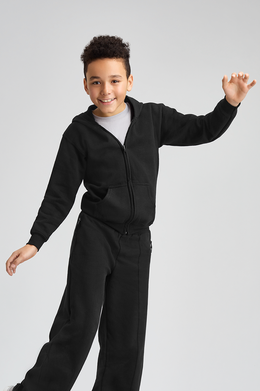 HEAVY BLEND™ YOUTH FULL ZIP HOODED SWEATSHIRT