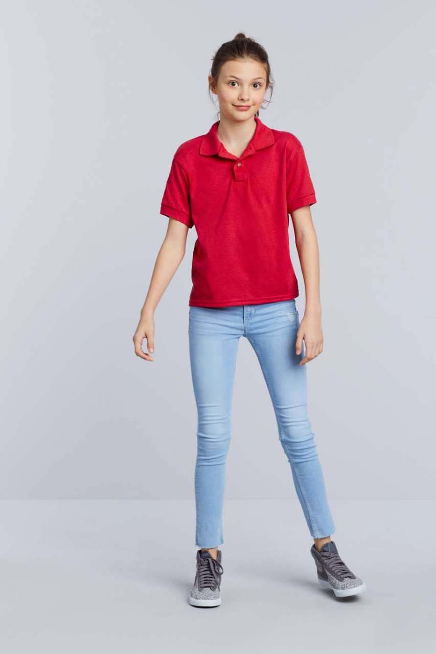 DRYBLEND® YOUTH DOUBLE PIQUÉ POLO SHIRT