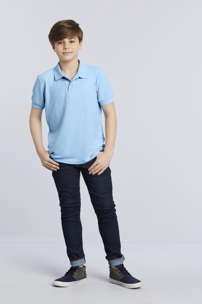 DRYBLEND® YOUTH DOUBLE PIQUÉ POLO SHIRT