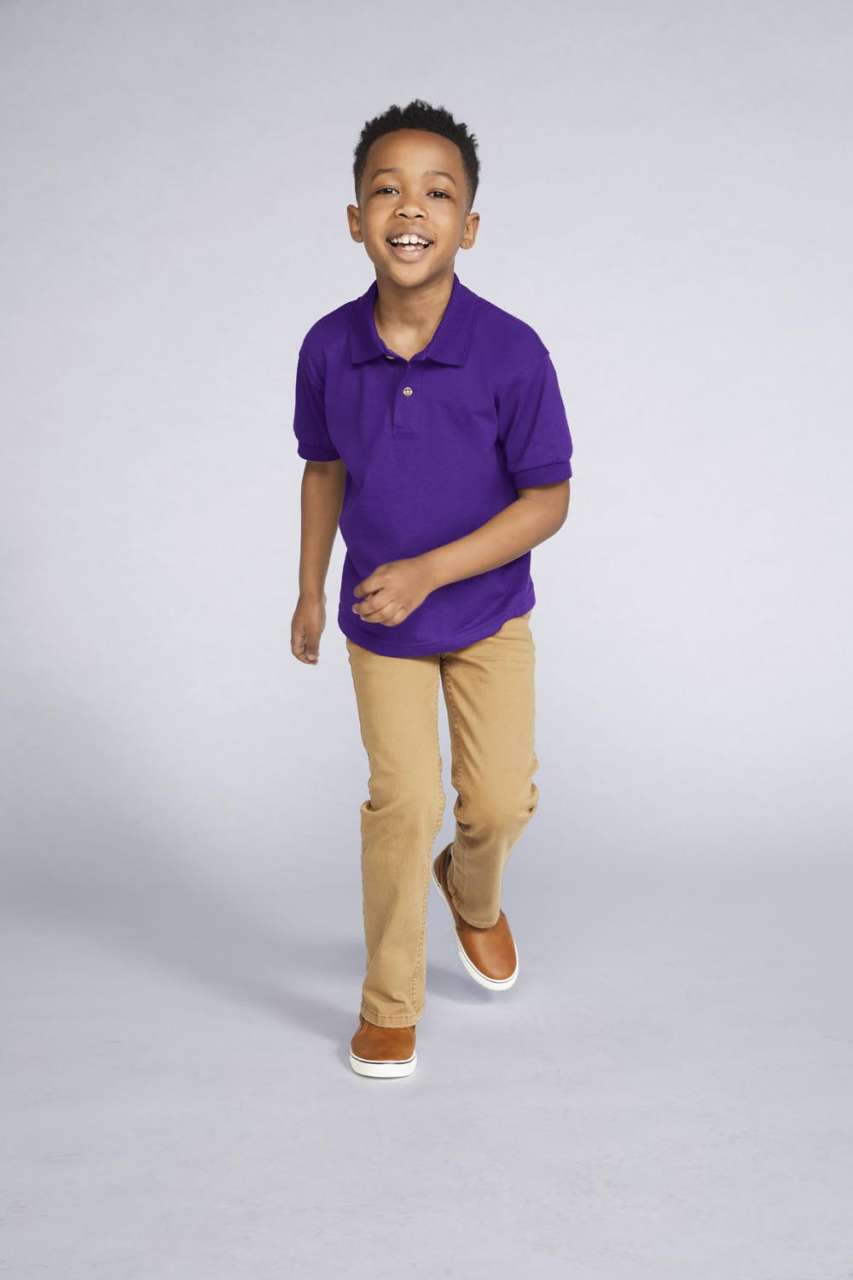 DRYBLEND® YOUTH JERSEY POLO SHIRT