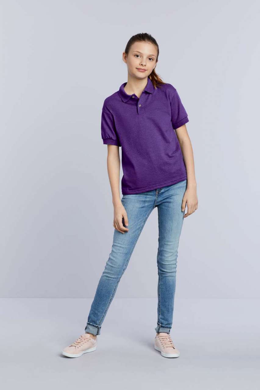 DRYBLEND® YOUTH JERSEY POLO SHIRT